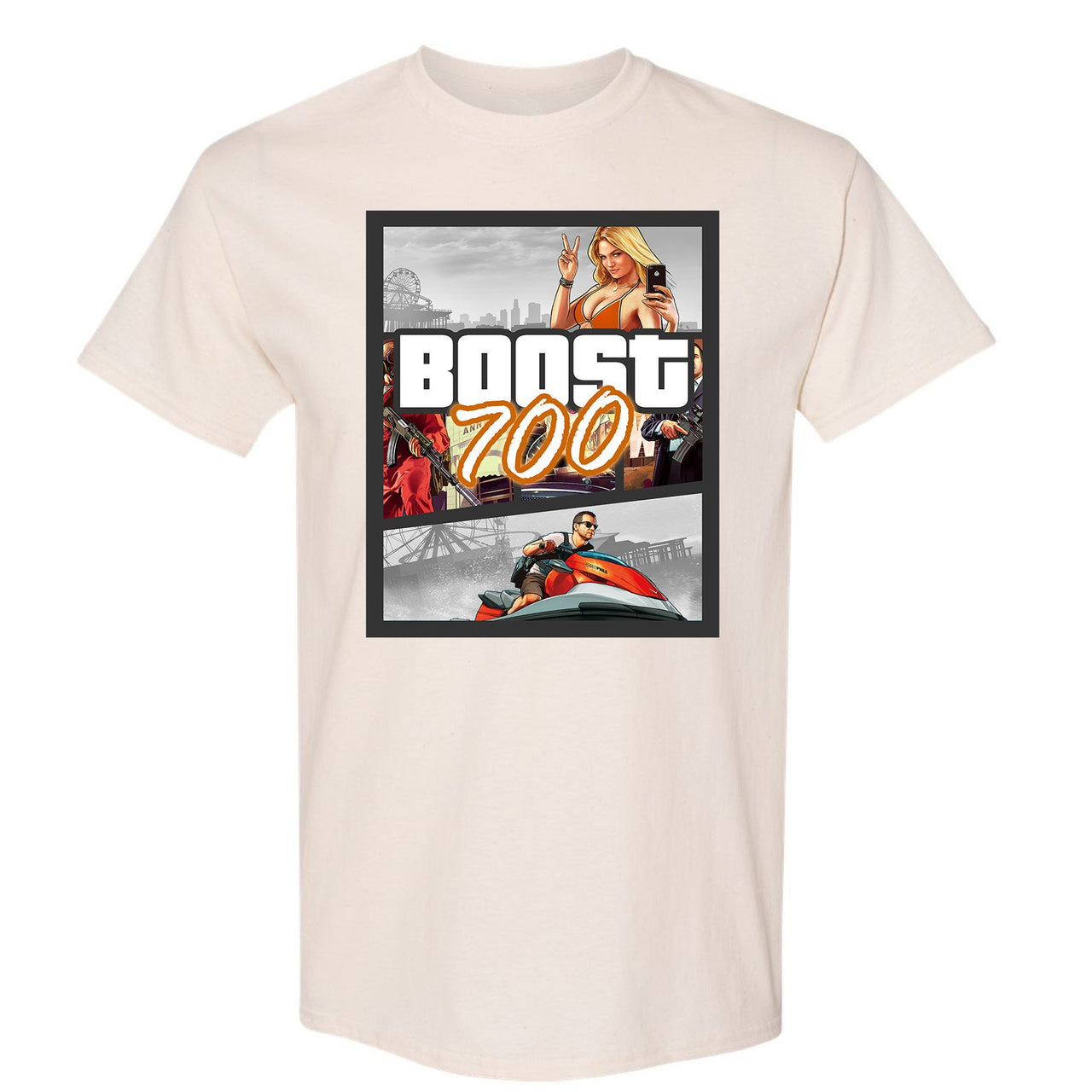 Magnet 700s T Shirt | Video Game Cover, Natural