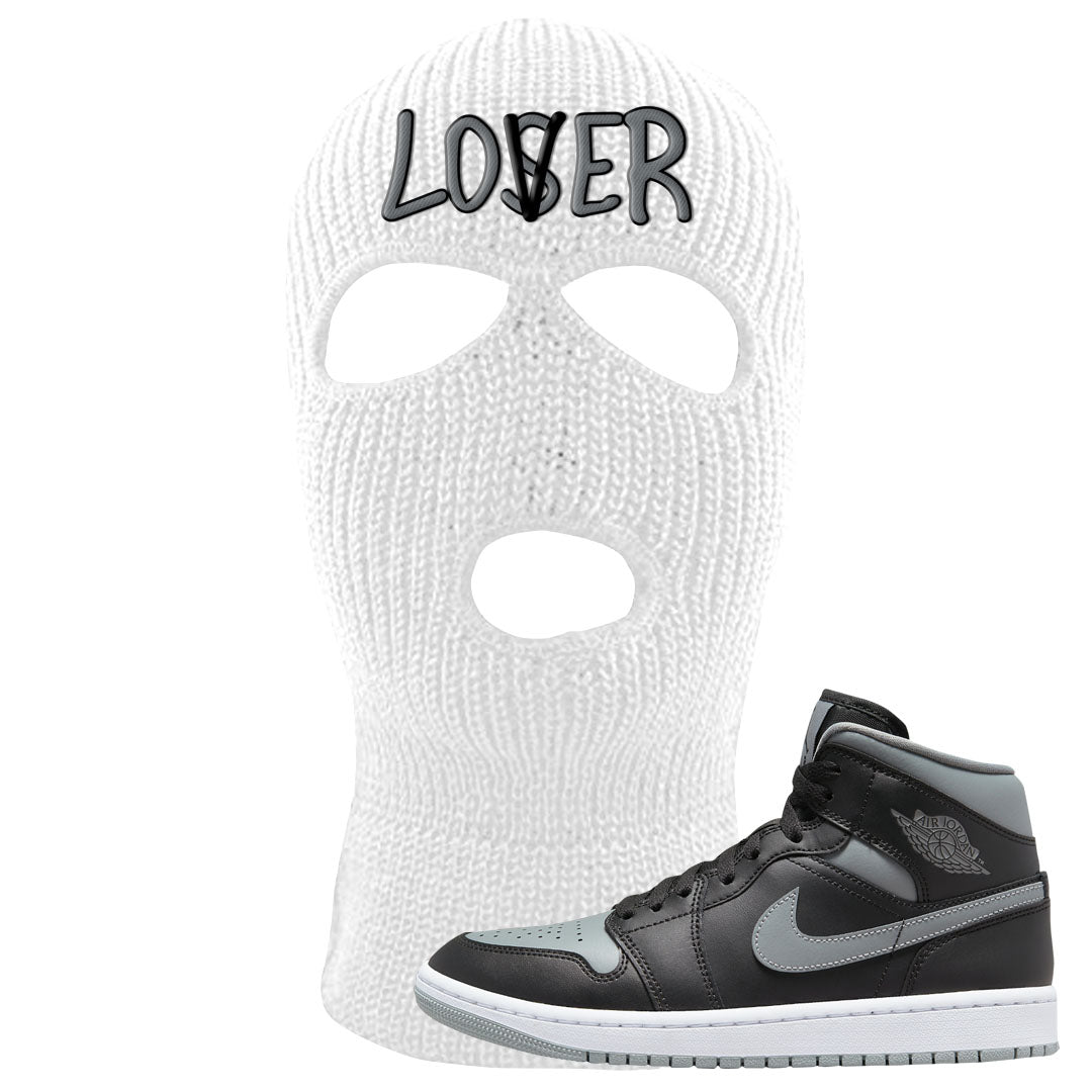 Alternate Shadow Mid 1s Ski Mask | Lover, White