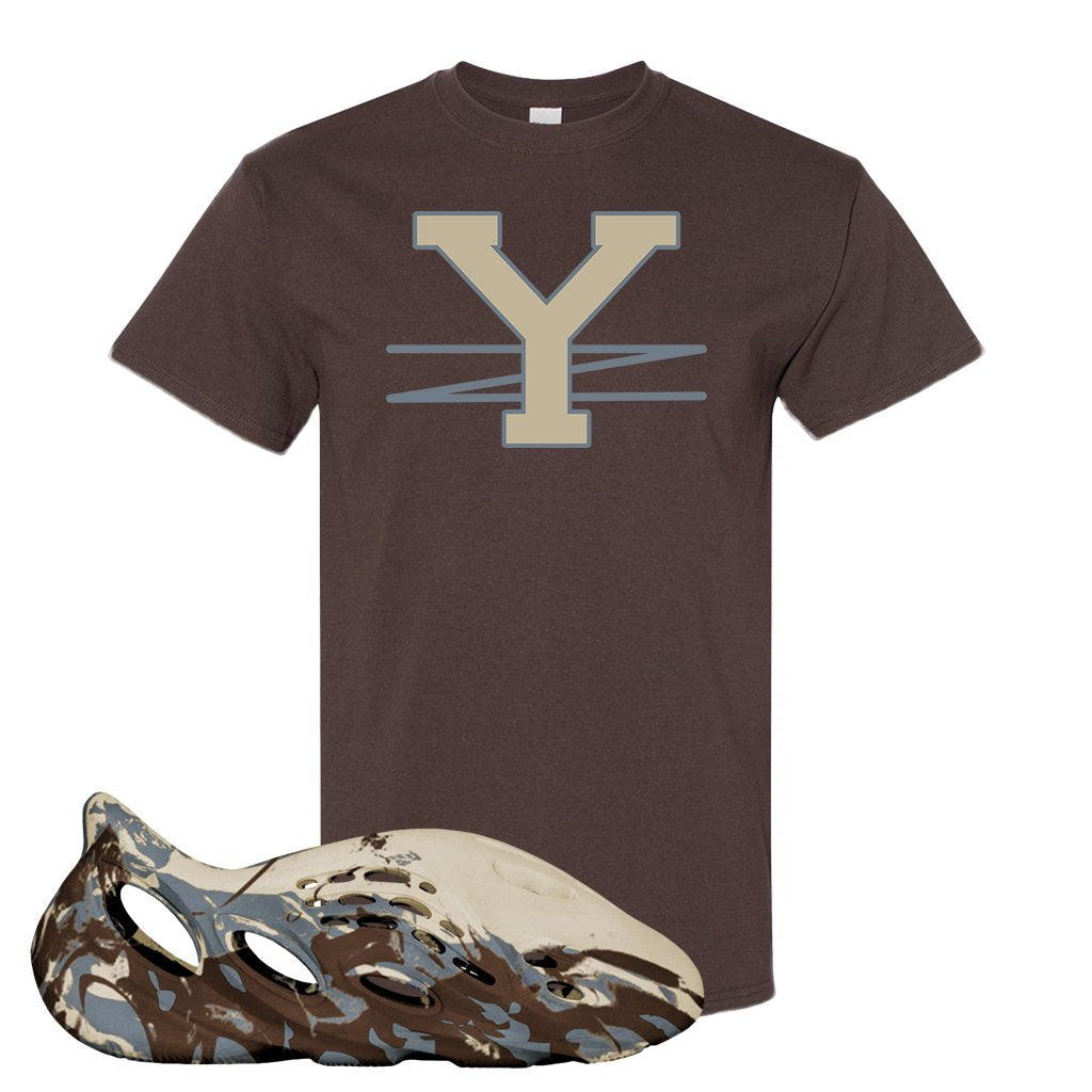 MX Cream Clay Foam Runners T Shirt | YZ, Chocolate
