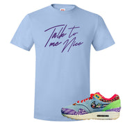 Bandana Paisley Max 1s T Shirt | Talk To Me Nice, Light Blue