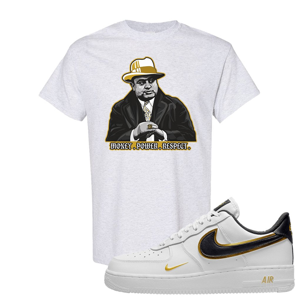 Air Force 1 Low White Gold T Shirt | Capone Illustration, Ash