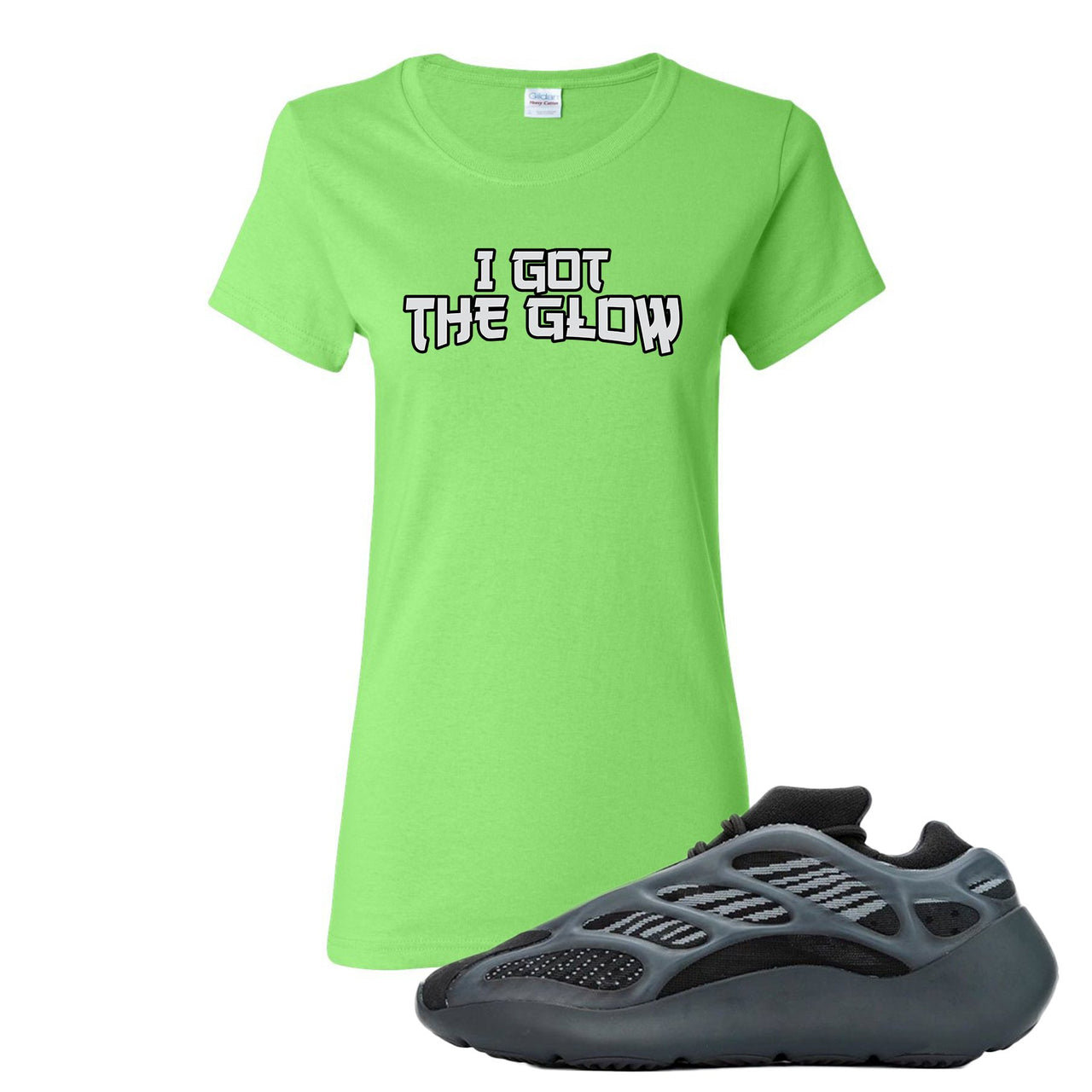 Alvah v3 700s Women's T Shirt | Women's I Got The Glow, Neon Green