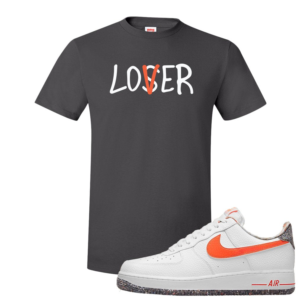 Air Force 1 Low Crimson Grind Rubber T Shirt | Lover, Smoke Grey