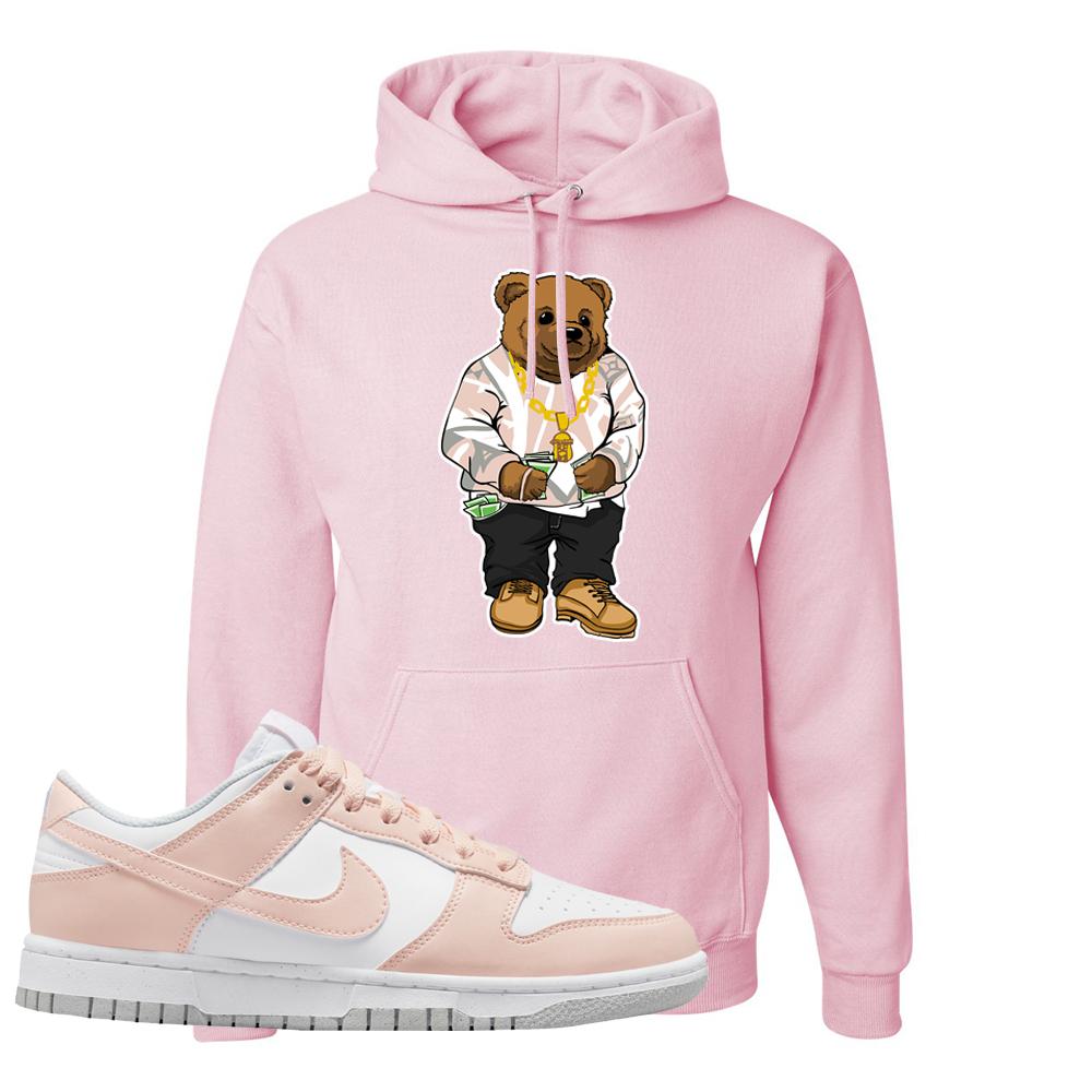 Move To Zero Pink Low Dunks Hoodie | Sweater Bear, Light Pink