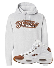 Mocha Question Mids Hoodie | Talkin Bout Practice, Ash