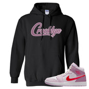 Valentine's Day Mid 1s Hoodie | Crooklyn, Black