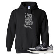 Shadow Golf Low 1s Hoodie | Coiled Snake, Black