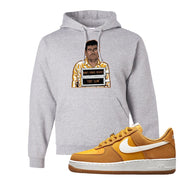 Air Force 1 Low First Use Hoodie | El Chapo Illustraton, Ash