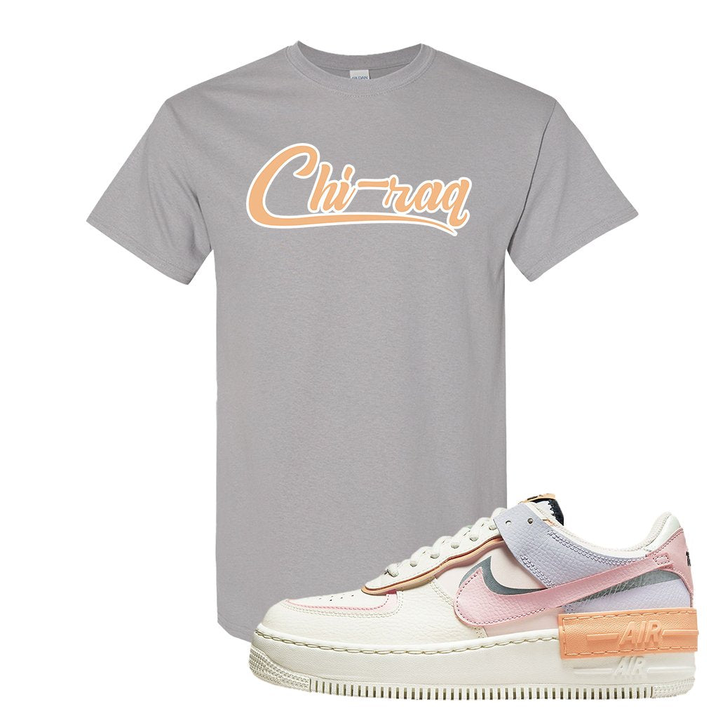 Sail Pink Glaze Orange Chalk 1s T Shirt | Chiraq, Gravel