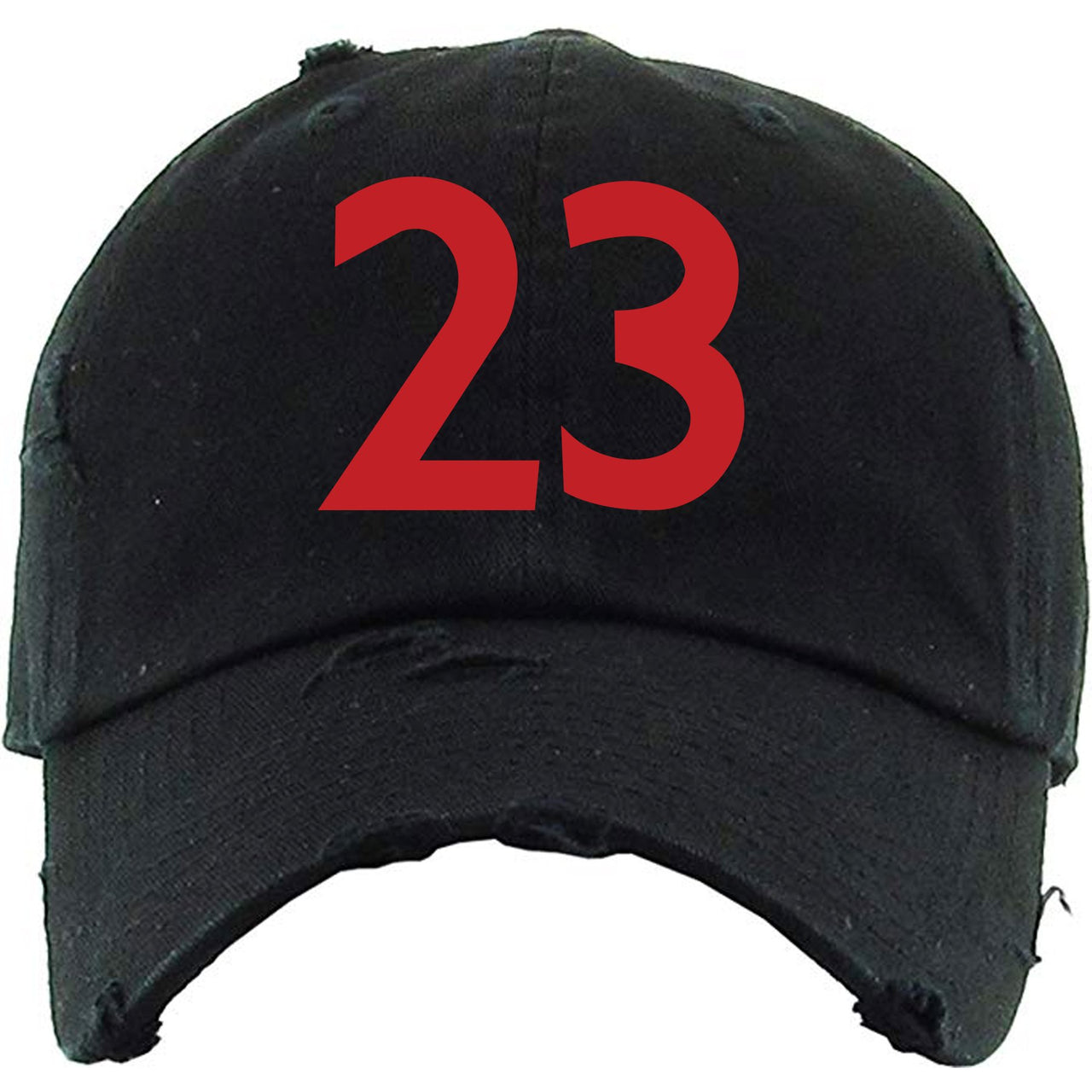 Chinese New Year 12s Distressed Dad Hat | 23, Black