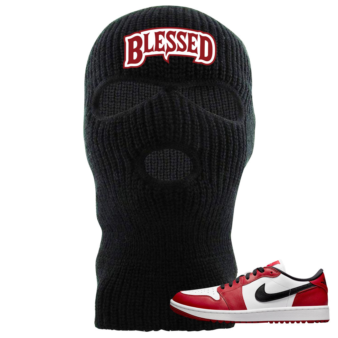 Chicago Golf Low 1s Ski Mask | Blessed Arch, Black