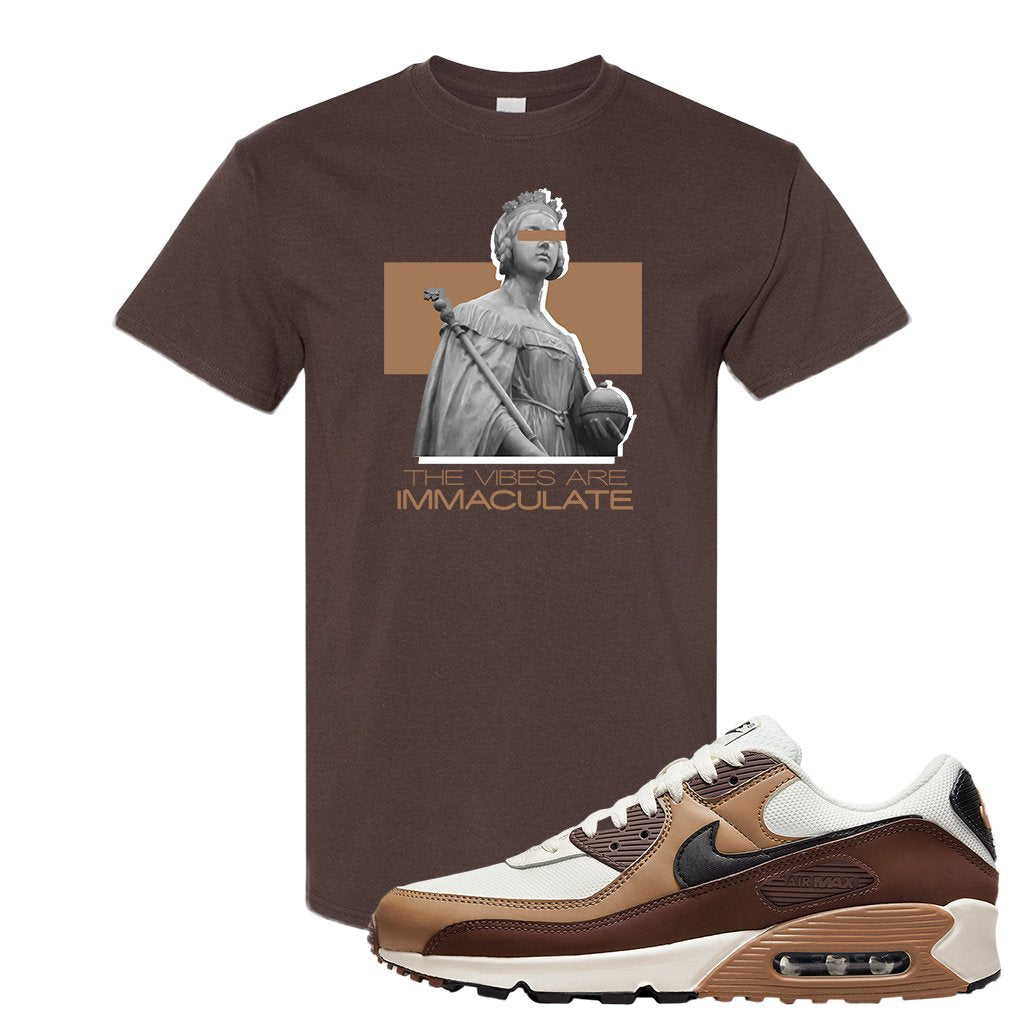 Air Max 90 Dark Driftwood T Shirt | The Vibes Are Immaculate, Chocolate