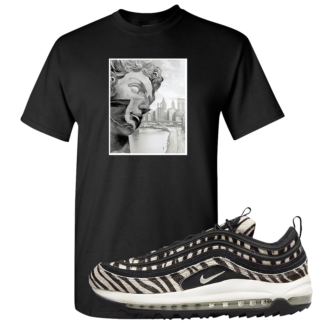 Zebra Golf 97s T Shirt | Miguel, Black