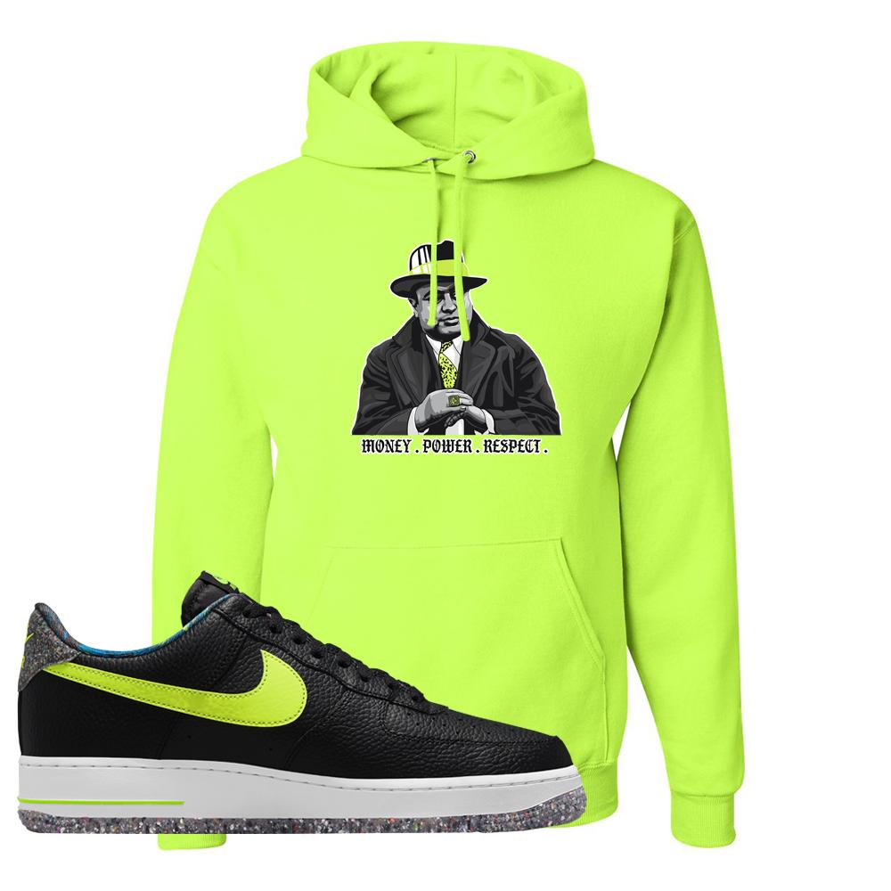 Air Force 1 Low Volt Grind Hoodie | Capone Illustration, Safety Green