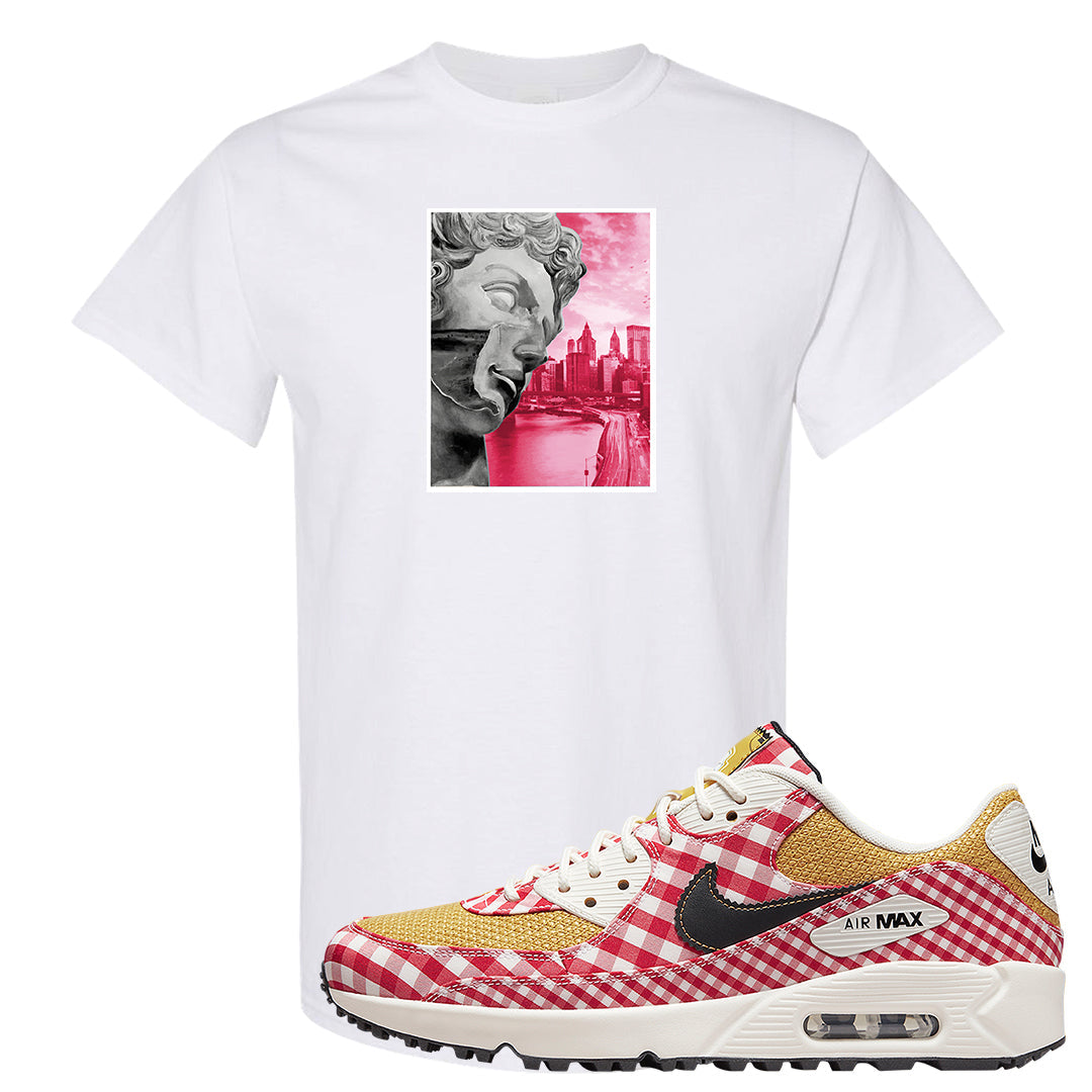 Picnic Golf 90s T Shirt | Miguel, White