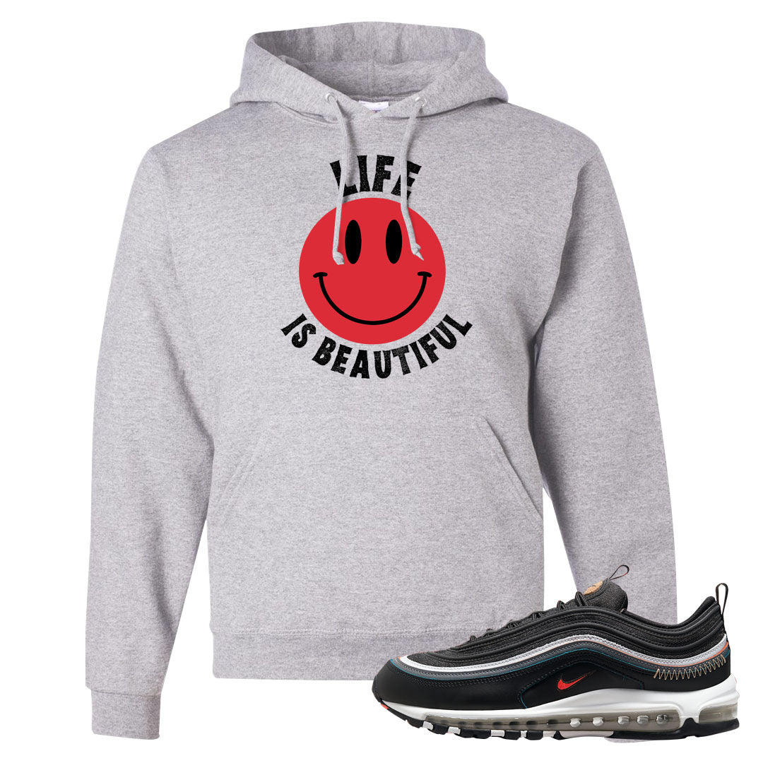 Alter and Reveal 97s Hoodie | Smile Life Is Beautiful, Ash