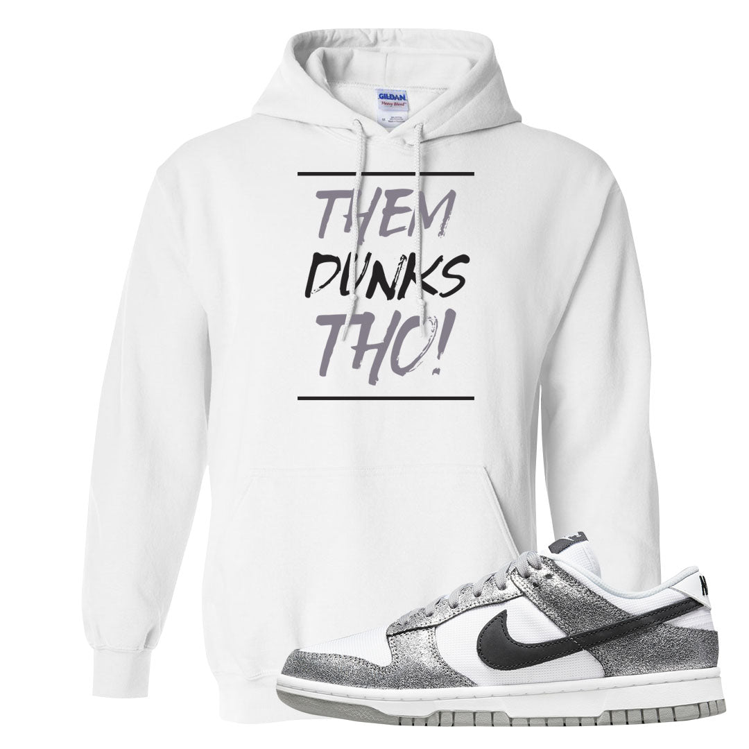 Golden Gals Low Dunks Hoodie | Them Dunks Tho, White