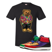 WMNS Multicolor Sneaker Black T Shirt | Tees to match Nike 2 WMNS Multicolor Shoes | Sweater Bear