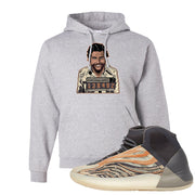 Yeezy Quantum Flash Orange Hoodie | Escobar Illustration, Ash