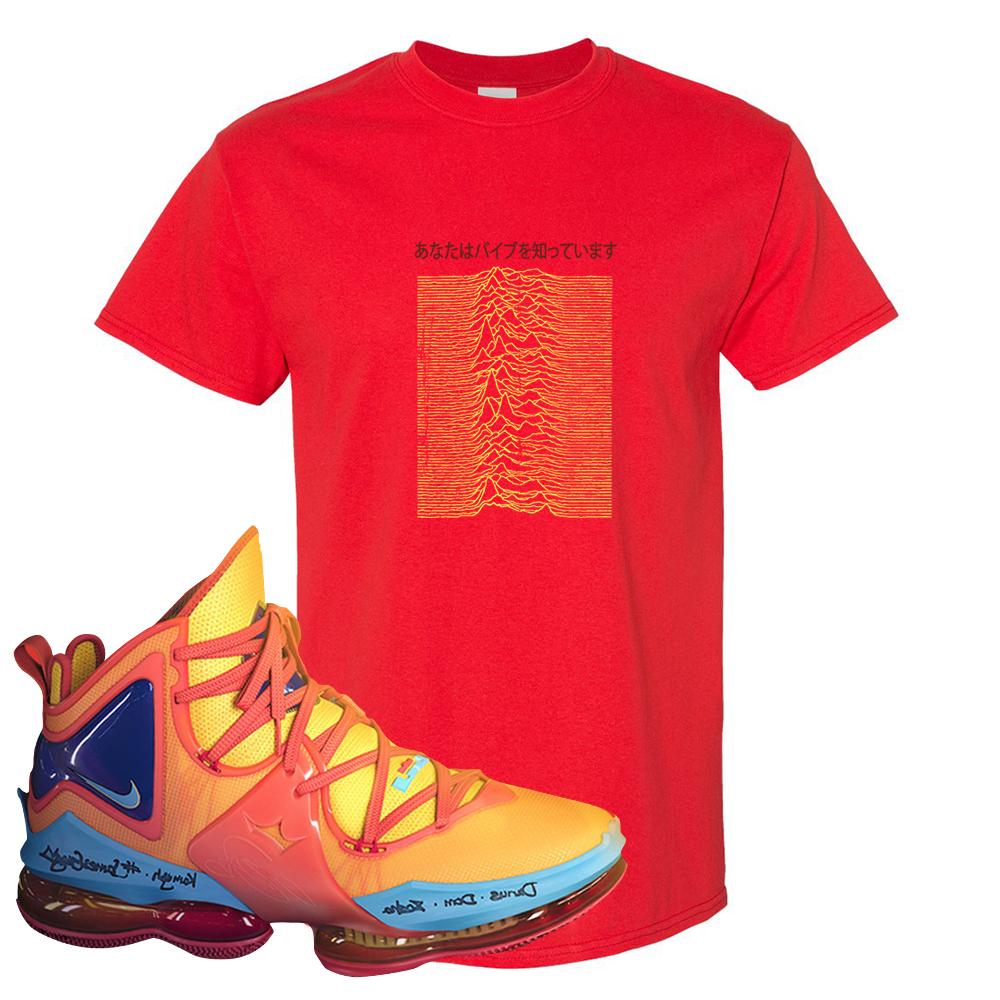 Lebron 19 Tune Squad T Shirt | Vibes Japan, Red