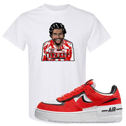 Shadow Chicago AF 1s T Shirt | Escobar Illustration, White