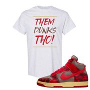 Acid Wash Red 1985 High Dunks T Shirt | Them Dunks Tho, Ash