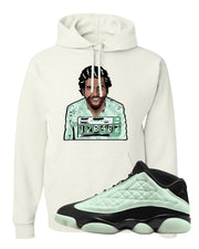 Single's Day Low 13s Hoodie | Escobar Illustration, White