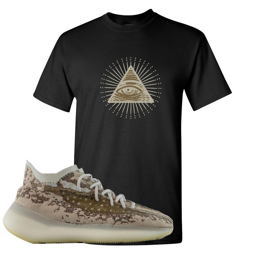 Stone Salt 380s T Shirt | All Seeing Eye, Black