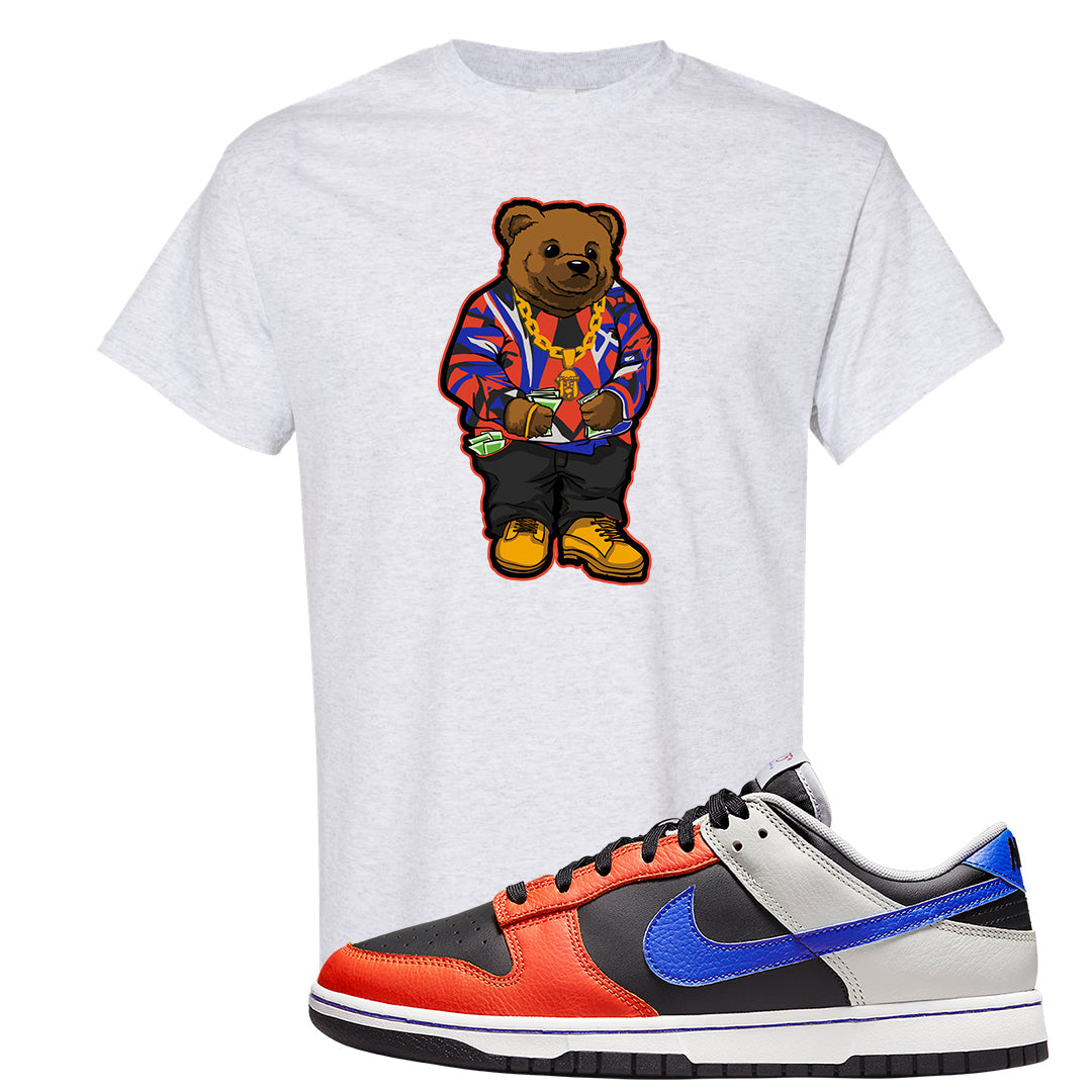 75th Anniversary Low Dunks T Shirt | Sweater Bear, Ash