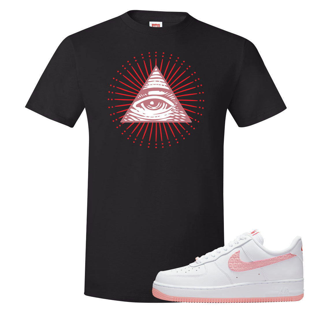 Valentine's Day 2022 AF1s T Shirt | All Seeing Eye, Black