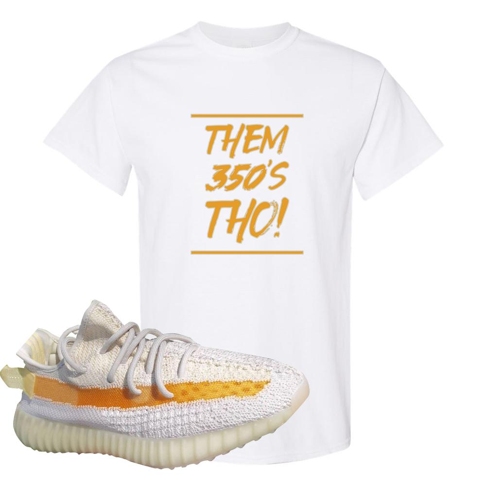 Light 350s v2 T Shirt | Them 350's Tho, White