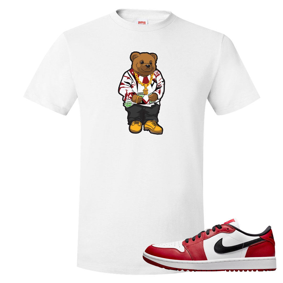 Chicago Golf Low 1s T Shirt | Sweater Bear, White