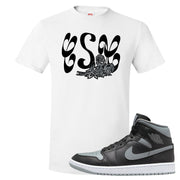 Alternate Shadow Mid 1s T Shirt | Certified Sneakerhead, White