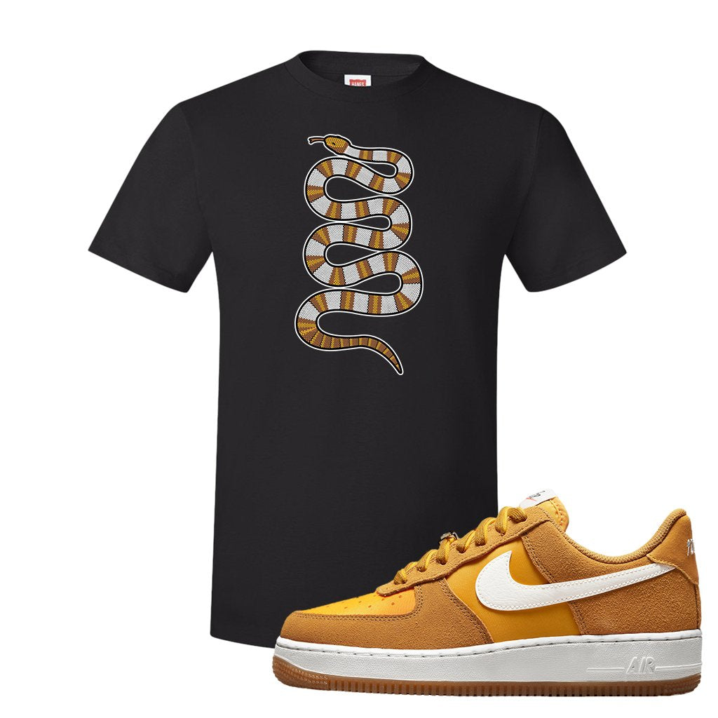 Air Force 1 Low First Use T Shirt | Coiled Snake, Black