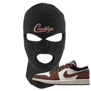 Mocha Low 1s Ski Mask | Crooklyn, Black