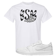 Triple White Golf Low 1s T Shirt | Certified Sneakerhead, White