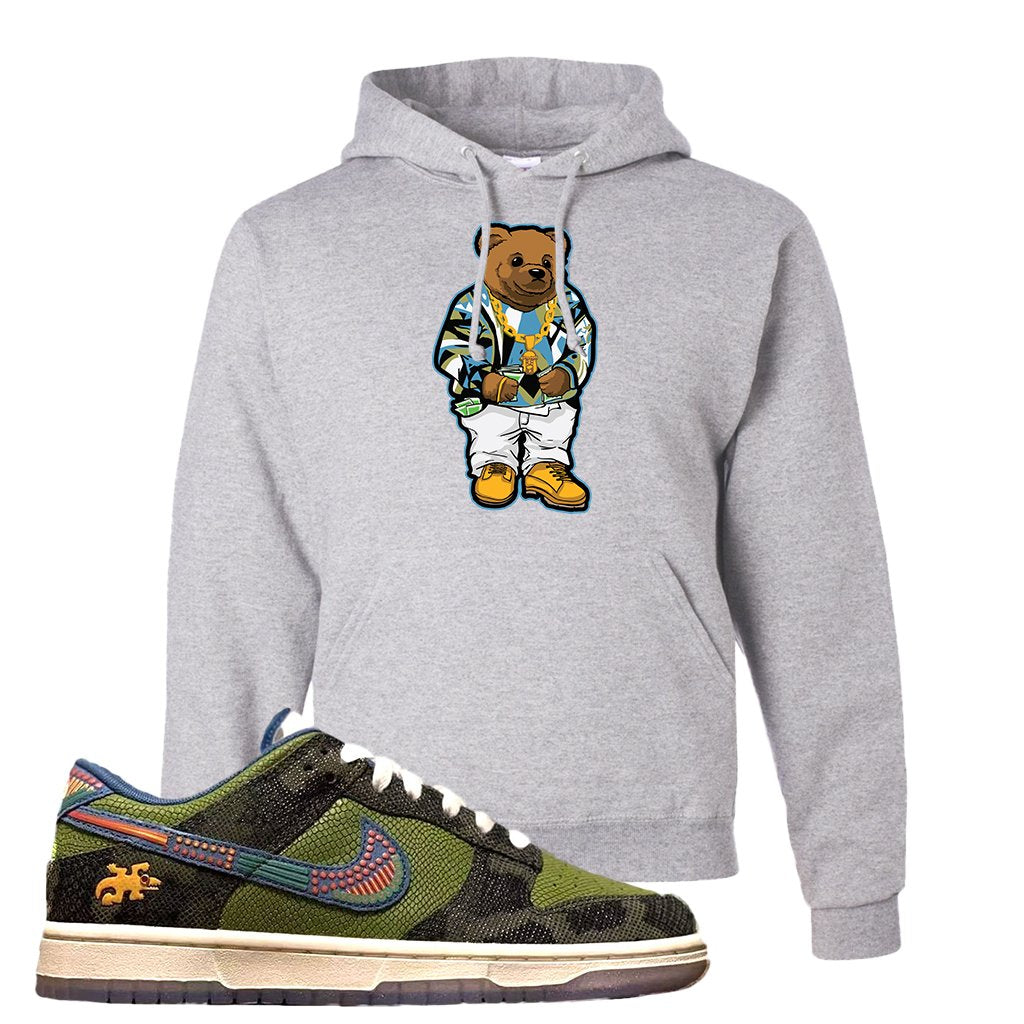 Siempre Familia Low Dunks Hoodie | Sweater Bear, Ash