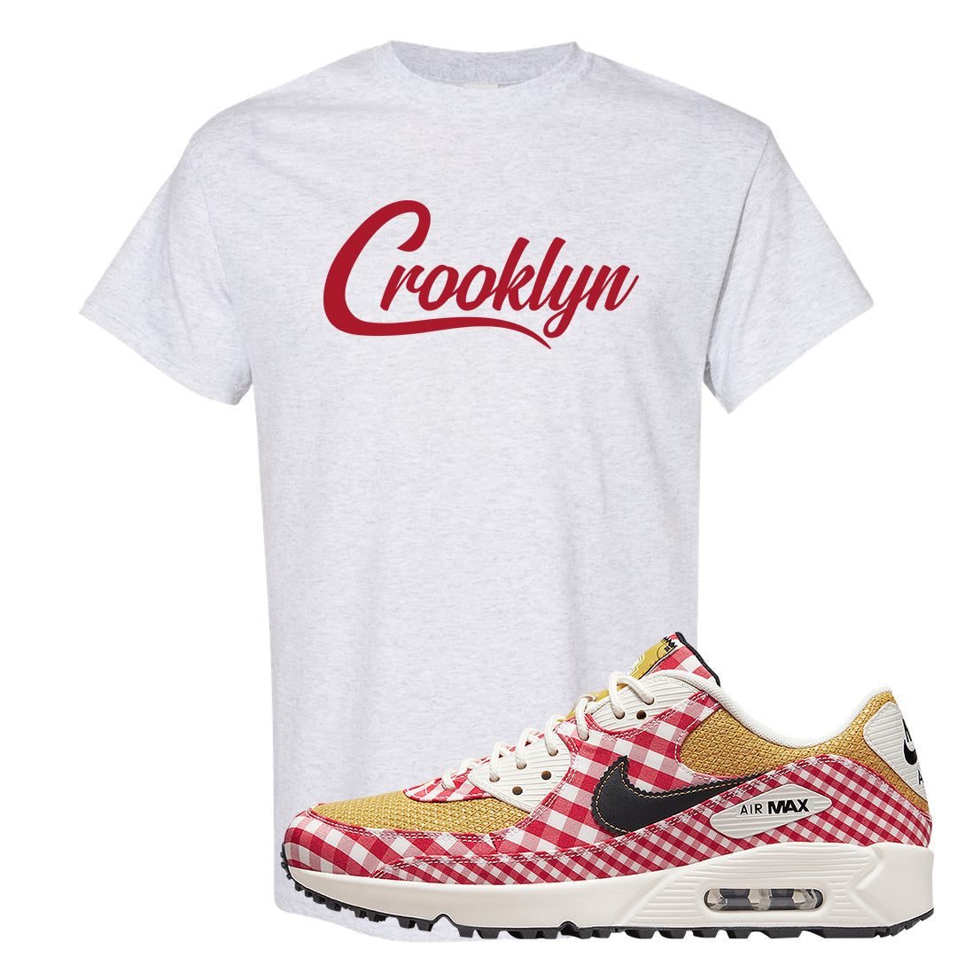 Picnic Golf 90s T Shirt | Crooklyn, Ash