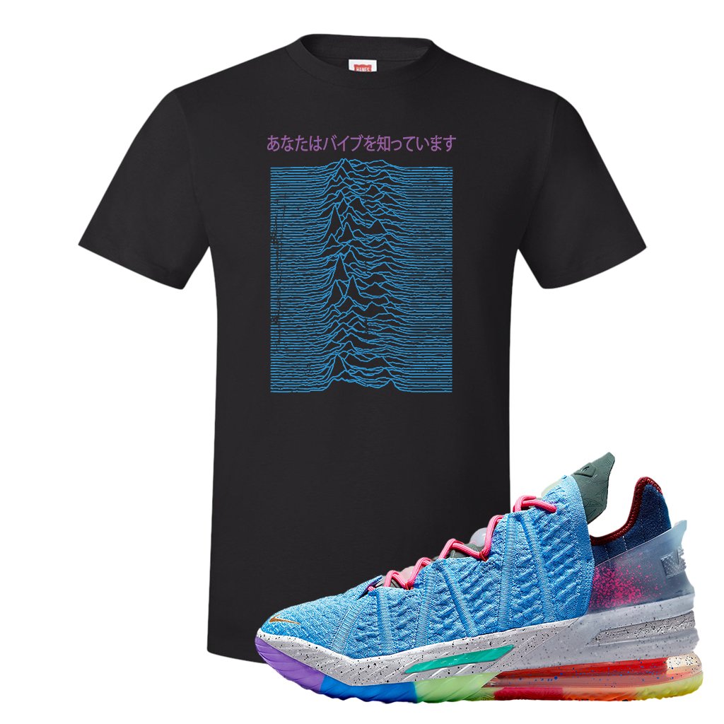 Lebron 18 Best 1-9 T Shirt | Vibes Japan, Black