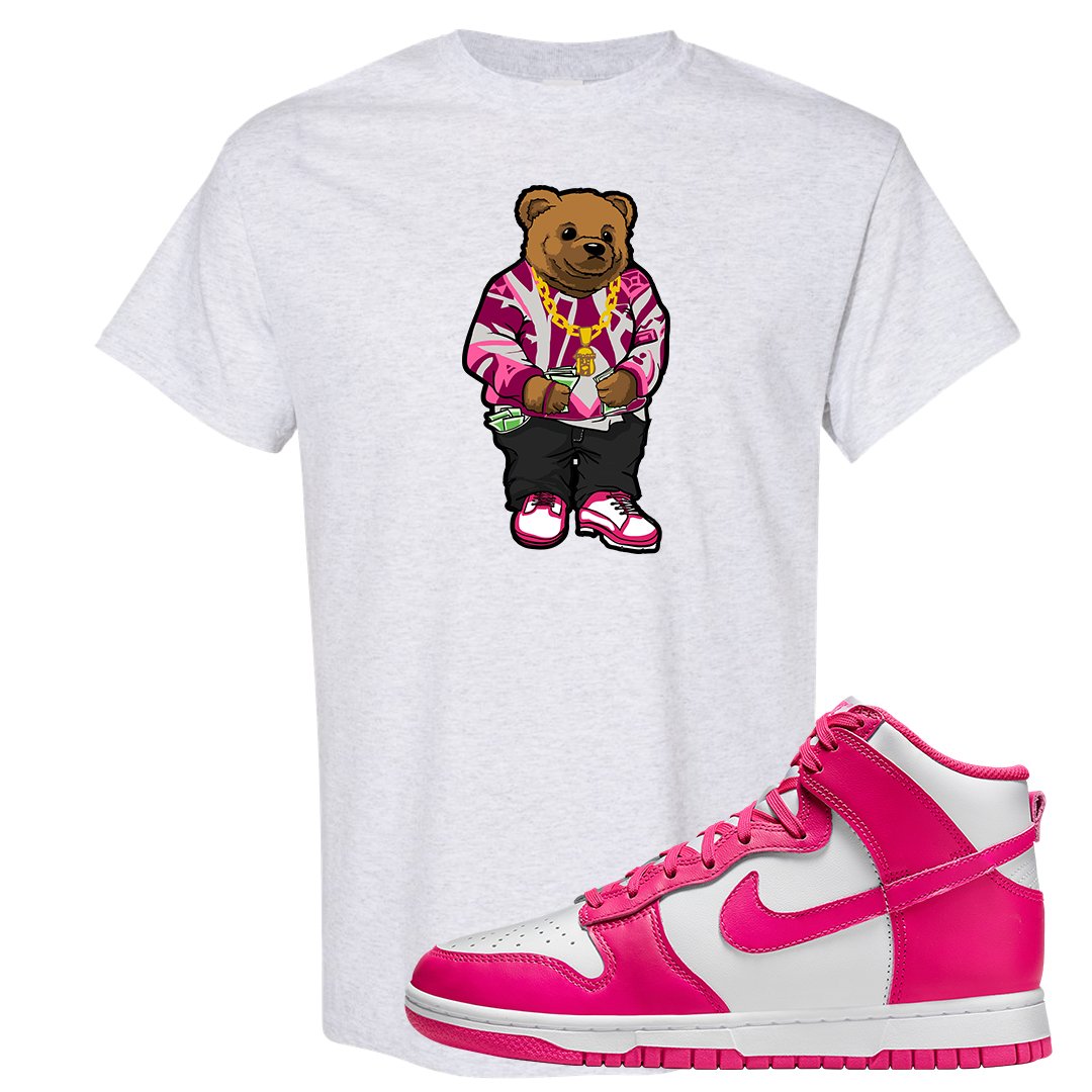 Pink Prime High Dunks T Shirt | Sweater Bear, Ash