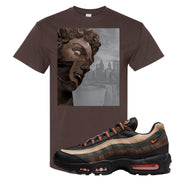 Dark Army Orange Blaze 95s T Shirt | Miguel, Chocolate