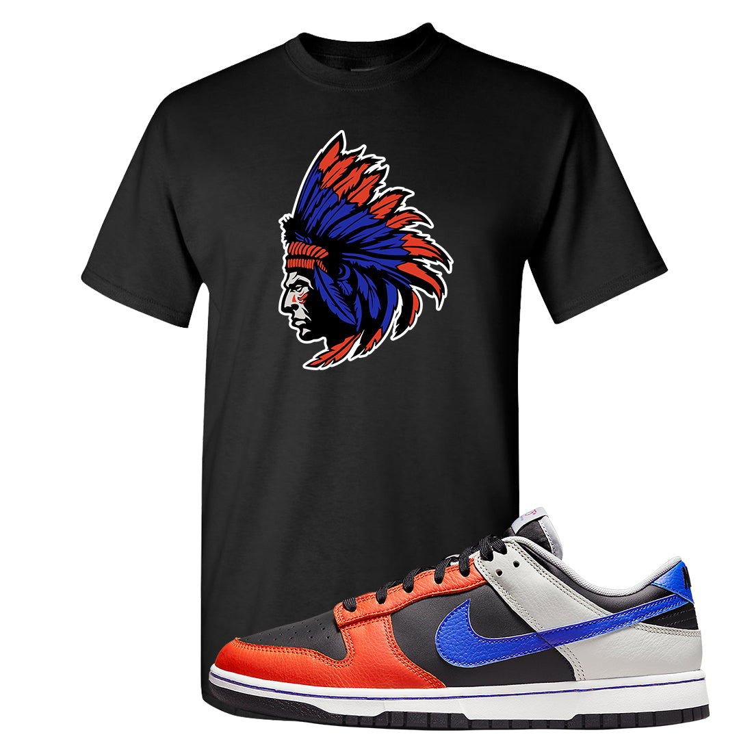 75th Anniversary Low Dunks T Shirt | Indian Chief, Black