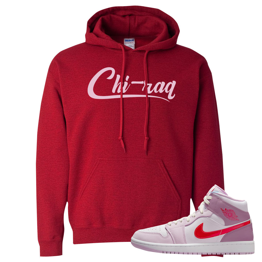 Valentine's Day Mid 1s Hoodie | Chiraq, Red