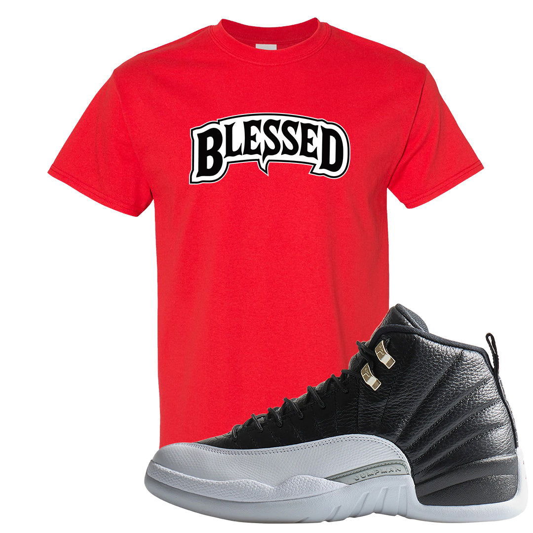 Playoff 12s T Shirt | Blessed Arch, Red
