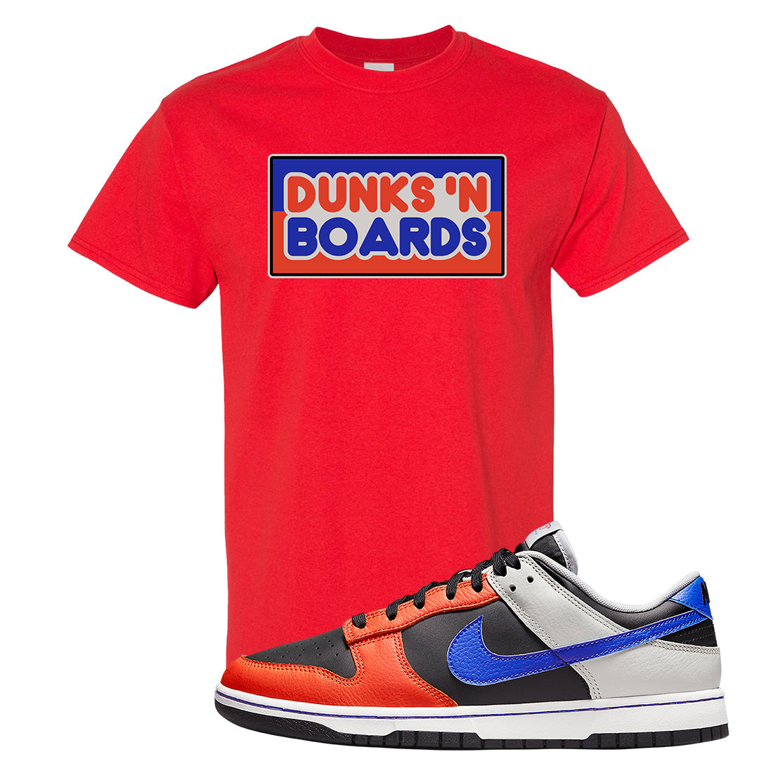 75th Anniversary Low Dunks T Shirt | Dunks N Boards, Red