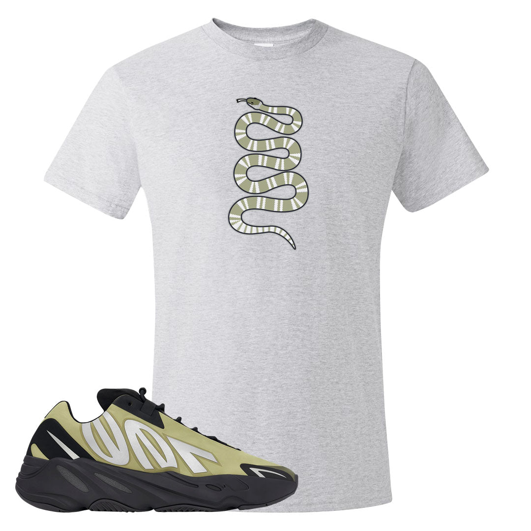 Resin MNVN 700s T Shirt | Coiled Snake, Ash
