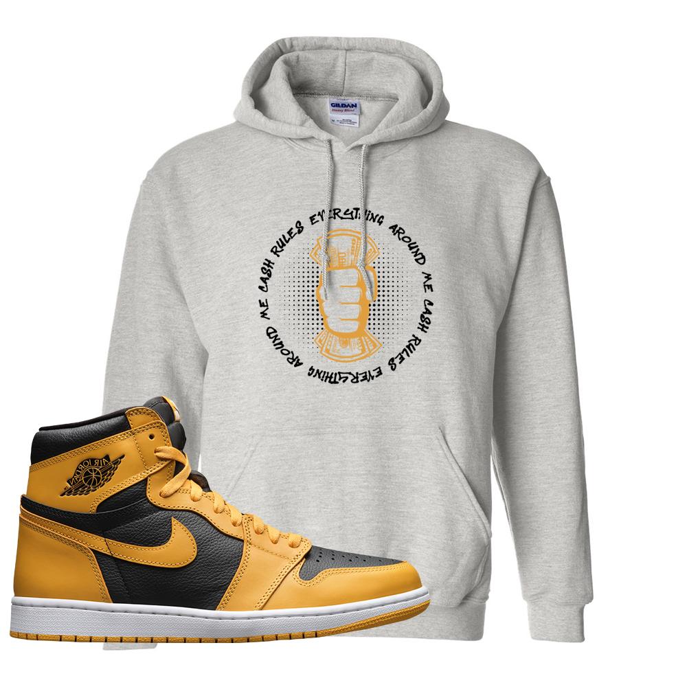 Pollen 1s Hoodie | Cash Rules Everything Around Me, Ash