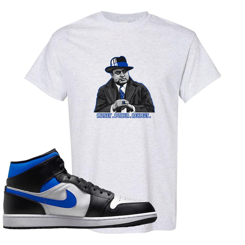 Air Jordan 1 Mid Royal T Shirt | Capone Illustration, Ash