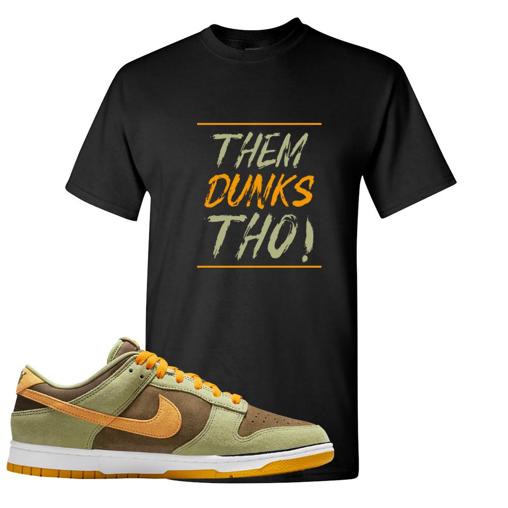 SB Dunk Low Dusty Olive T Shirt | Them Dunks Tho, Black