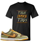 SB Dunk Low Dusty Olive T Shirt | Them Dunks Tho, Black